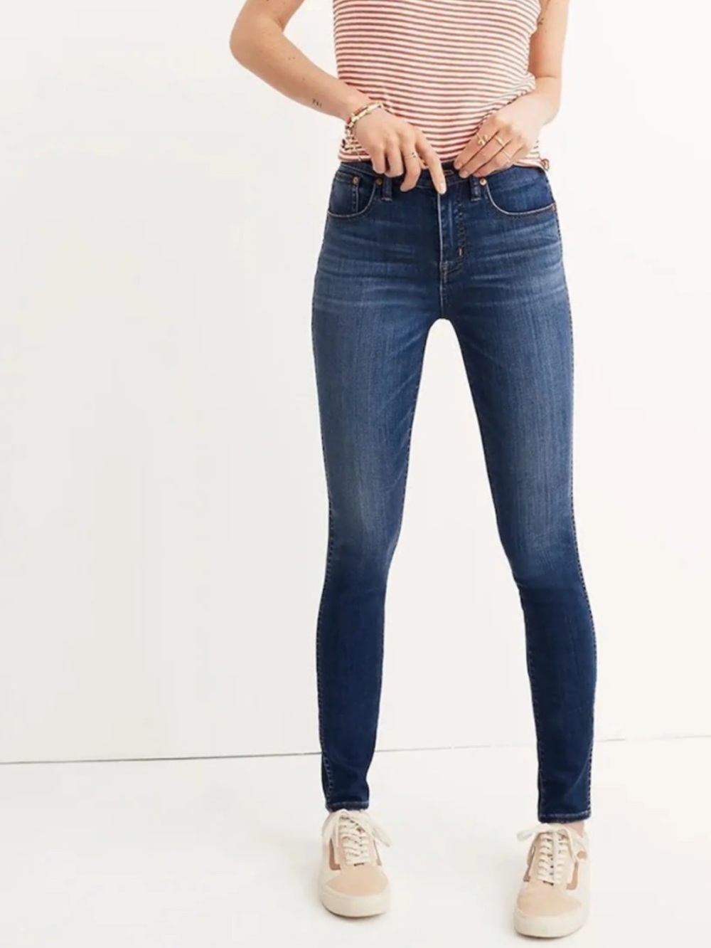 Madewell 10" High Rise Skinny Jeans In Hayes Size 27